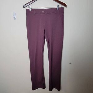 Betabrand Straight Classic Sterling Rose Purple Pink Dress Yoga Pants Medium
